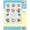 DIY Design Works Animal Hearts Baby Birth Record Counted Cross Stitch Kit 11x14